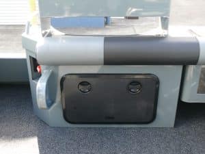 Enclosed Battery Compartment with Large Hatch