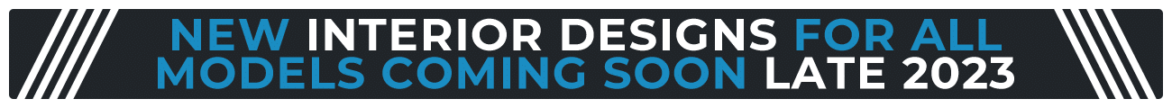 New interior designs for all models coming soon late 2023